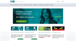 Desktop Screenshot of eset.com.hr