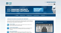 Desktop Screenshot of endpoint.eset.com.br